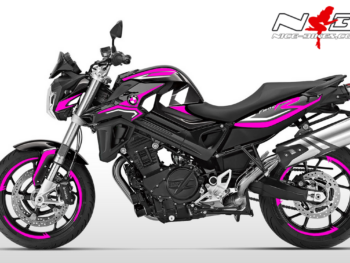 F800R Dekorsatz pink auf schwarzer Maschine 2019/20