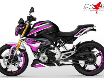 G310R Dekorsatz pink auf schwarzer Machine 2019